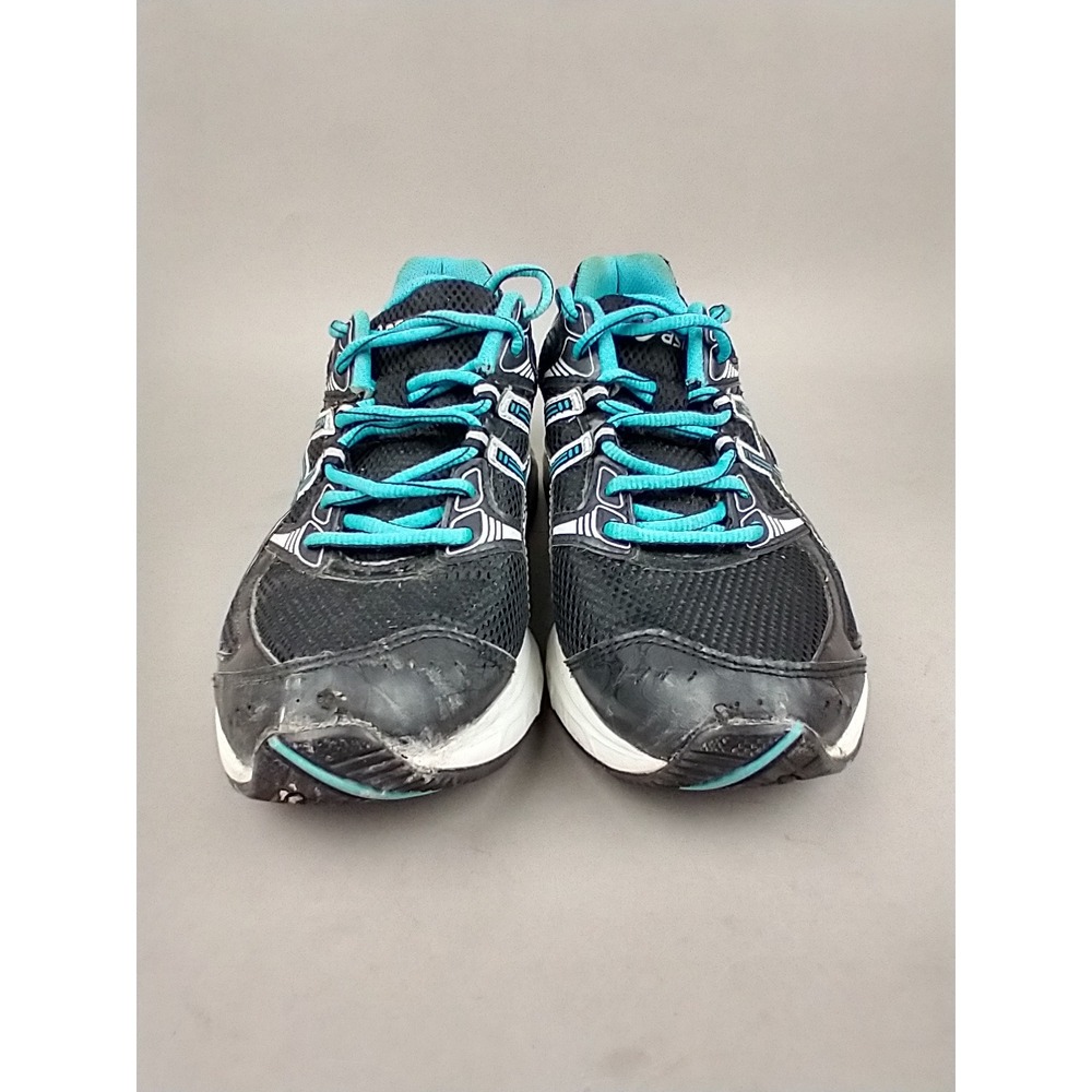 Asics Gel-Kanbarra 6 Womens Running Shoes Black Teal T188N Size 6.5 - Picture 2 of 12